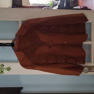 Vintage 70's leather blazer /jacket